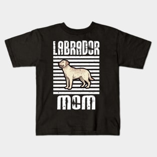 Labrador Mom Proud Dogs Kids T-Shirt